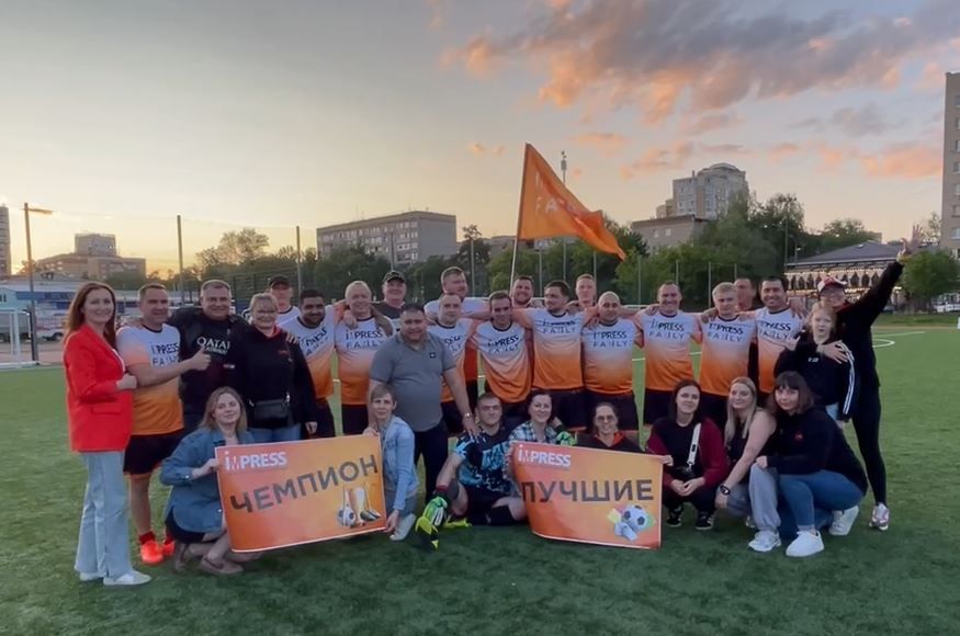 "ИМПРЕСС" показал характер в футбольном матче против "Администрации г. Пушкино"